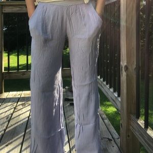 Charlotte Russe flowy periwinkle pants size XS